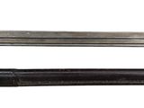 two different types of knives on a white background