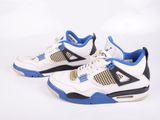 Air Jordan 4 Retro blanc / noir - Game Royal