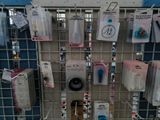 many items on the wall in the store for sale