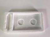 a picture of a plastic container with two holes in it