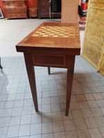 Table à jeux à plateau portefeuille en placage de noyer et m… (photo 6)