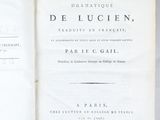un livre portant un titre, posé sur une table