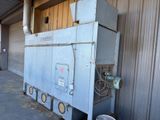 a machine that is sitting outside of a building