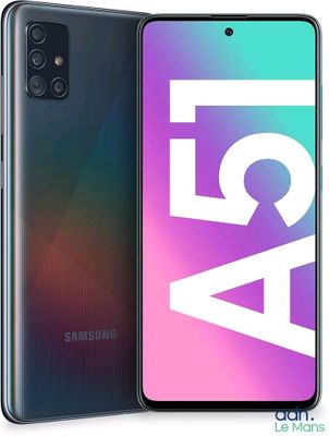 Smartphone Samsung Galaxy A8s 64 Go, double SIM, 4G - noir