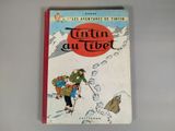On voit ici la couverture du livre « Tutin au Tibet ».