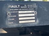 a close up of a sign on the back of a truck