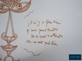 a drawing of a flower with a quote written on it