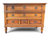 an antique chest of drawers with four drawers on each side