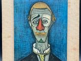 une image représentant un tableau d'un homme portant un nez de clown