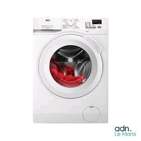 a close up of a washing machine on a white background