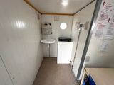 a small bathroom with a sink and a toilet in it