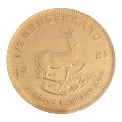 une image représentant une pièce d'or sur laquelle figure une gazelle
