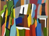 an image of a painting of a group of people in different colors