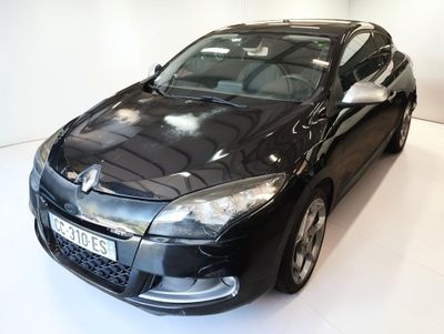 a picture of a black car parked in a white room