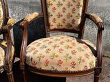 pair of antique chairs with floral upholstered upholstered upholstered upholstered upholstered upholstered upholstered upholstered uphol