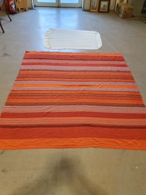 Tissage des Indes en coton à decor de bandes polychromies da…