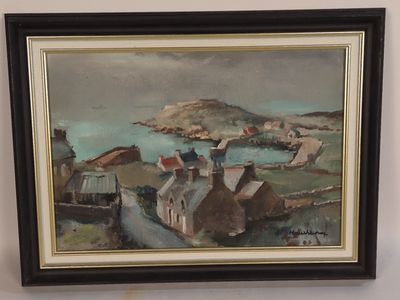 a picture of a painting hanging on the wall