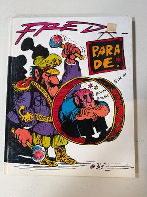la couverture d'une bande dessinée représentant un homme en costume tenant une épée