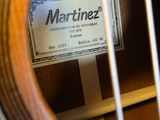 a close up of a guitar with a label on it