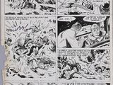 an old comic strip with a picture of a man and a woman in a car