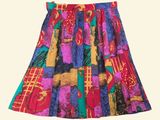 a colorful skirt with a pattern on it