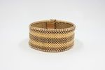 Bracelet à maille polonaise en or jaune 750°/°°
Pds 82,60 grs