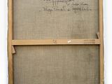 an image of a piece of art with writing on it