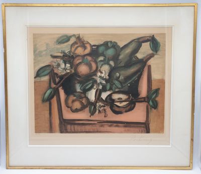 Franz PRIKING (1929-1979), Sans titre (Nature morte), lithog…