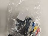 a bag with a bunch of wires inside of it