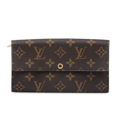 louis vuittou wallet in monogram canvas
