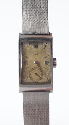 Patek Philippe Square. Acier – Cal. 9’90’’