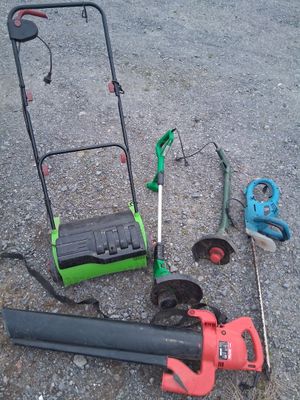 lot d'outillage de jardin électrique non tester vendu en éta…