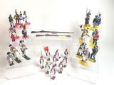 a lot of toy soldiers that are on display