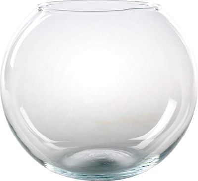 FLAMINGO - Bocal à poisson sphérique - Verre lisse 19cm - Vi…
