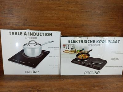 Lot de 2 Réchauds électriques de la marque PROLINE - 2 modèles - Photo 1