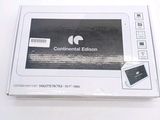 packaging for a computer with a black and white image of a computer