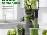 un extracteur de jus rempli de fruits et légumes verts