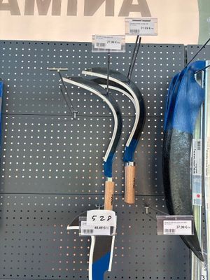 a lot of tools that are on display in a store