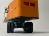 a toy truck that is sitting on top of a table