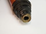 an image of a close up of a pipe on a white surface