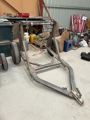 Remorque porte touret de fabrication artisanale. (Frais en sus 14