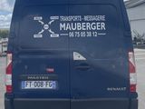 a van that is parked in the parking lot