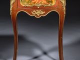 an image of a small table with a marble top