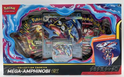 Pokémon Mega - Boîte Amphinobi contenant toutes les cartes