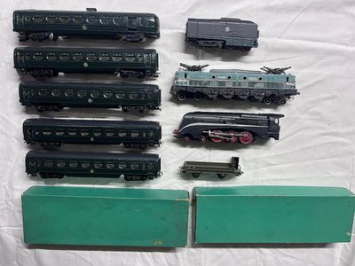HO – JEP – lot comprenant 2 locomotives - 2D2 SNCF 9101 - 231 Aérodyna - Photo 1