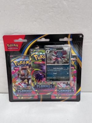 a close up of a package of pokemon cards on a white surface