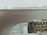 a close up of a piece of paper with a label on it