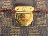 louis vuitton damier brown and brown checkered wallet