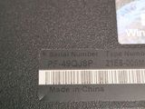 a close up of a label on a laptop computer