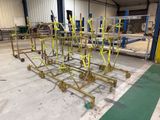 a picture of a large metal structure in a building
